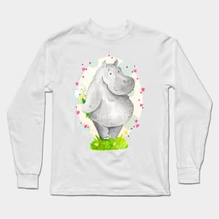 Hippo Long Sleeve T-Shirt